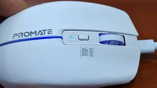 Rechargeable Mouse Testing || Promate Ergonomic LED 🌈 Light Mouse