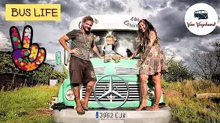 Hippie Familie auf Weltreise im einzigartigen Mercedes Camper Bus (Teil 1:  Der Anfang)