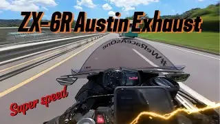Kawasaki ZX-6R Exhaust Sound 🏍🔥 (AustinRACING : DE-CAT) #zx6r #AustinRacing #exhaust