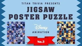 Disney ~ JIGSAW POSTER PUZZLE Animation No.3