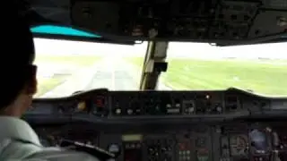 Egyptair Cargo Airbus A300-B4 landing in Ostend, Belgium ( captain Fouad Farrahat )