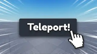Как создать графический интерфейс телепорта в Roblox Studio
