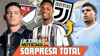 ULTIMA HORA:JHON DURÁN A LA JUVENTUS, JAMES RODRIGUEZ NUEVO CLUB MLS Y GUSTAVO PUERTA  A ITALIA