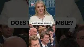 Karoline Leavitt asked if Trump gambles amid FBI gambling investigation into mafia, NBA players