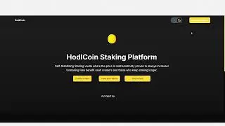 hodlCoin Demo (Ethereum Classic Hackathon)