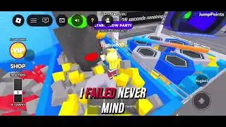 Jojo Goes Flying in Trampoline Park Roblox | Bounce Flip and Parkour Fun