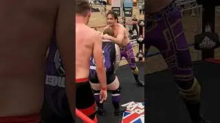 Discover the Intense Chop Battle: British Wrestlers Go All Out! #allin #wrestling