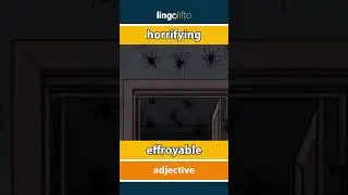 🇬🇧🇫🇷 horrifying - effroyable : learn English : apprenons l'anglais : vocabulary builder