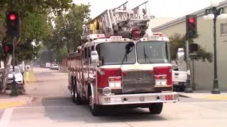 Monrovia Fire Rescue Truck 101 (Responding