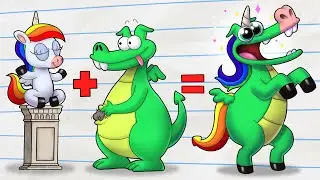 UNICORN + DRAGON = AMAZING (NEW) Boy & Dragon | Cartoons For Kids | WildBrain Toons