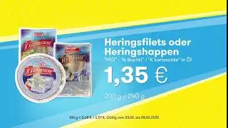 Heringsfilet // Top Angebote Mix Markt 03.02  &ndash; 08.02.20 // DE