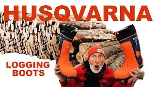 Husqvarna studded safety boots