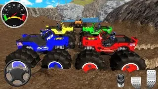 Juegos De Carros - Offroad Police Car Stunts Driving #2 - Dirt Cars Racing - Android GamePlay 2026