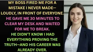 Fired for a Mistake I Never Made&mdash;My Boss Gave Me 30 Minutes to clear My Desk |Office Revenge Stories