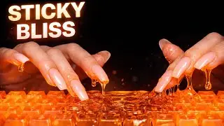 ASMR Keyboard Textures 🍯 Gel, Miel & Soft Sounds