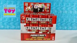 Открытие коробки с мини-фигурками Minecraft TNT Series 25 | PSToyReviews