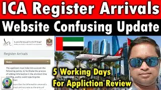 UAE Travel Update | ICA Register Arrivals Website Confusing Update | Live Talk Dubai