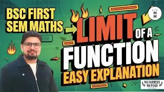 LIMIT OF A FUNCTION | DEFINITION OF LIMIT | IMPORTANT FOR BSC FIRST SEM