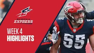 Memphis Express Defense Deliever Big Hit to San Diego Fleet QB Alex Ross