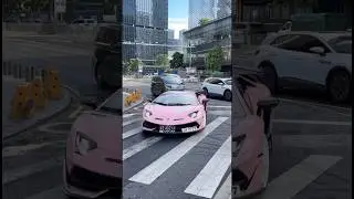 I shocked by pink Lambo in China