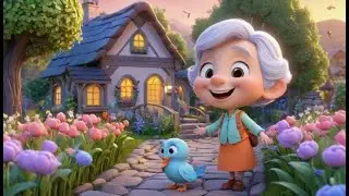 There Was an Old Woman Windy Cottage Lane | English Nursery Rhyme | Kids Songs | Baby Music