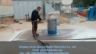Dustless sand blaster DB225 DB500 DB800 test before shippment