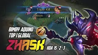 Zhask Inspire Auto BarBar - Top 1 Global Zhask by Bimby Aquino | Mobile Legends