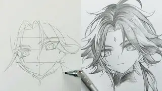 How To Draw Xiao with Ease ! | Genshin Impact | ss_art1