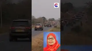 Shocking Convoy of Samia Suluhu Hassan #viral #shorts #tanzania #shortvideo