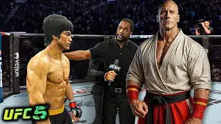 Bruce Lee vs. Aggressive Combat (EA sports UFC 5)