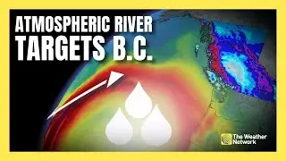 Hazardous Travel, Heavy Rain as Atmospheric River Slams B.C. | #forecast