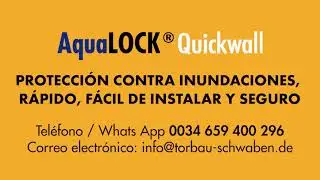 Instalaci&oacute;n AquaLOCK&reg; Quickwall - v&iacute;deo corto ES