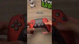 Premium Red Custom PS5 Controller CLICKY With 2 paddles and Mouse Trigger #clutchcontrollers #ps5
