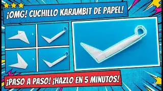 How to Make a Paper Karambit Knife | Easy Origami Karambit Tutorial