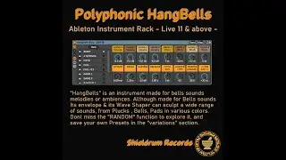 🎶🔔HangBells - SHR🔔🎶Instrument Rack - Live 11 & above