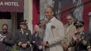 1st Responder Mural Unveiling Ceremony Speaker Antoine Davis