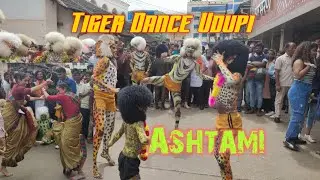 Tiger Dance Performance In Mosaru Kudike | Udupi | Krishna Janmashtami #abhijithkotian #pilinalike