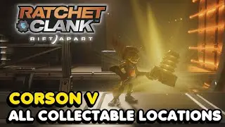 Ratchet & Clank Rift Apart - Corson V - All Collectable Locations (Gold Bolts, Armor, Spybots, etc)