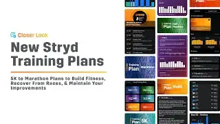NEW 5K TO MARATHON STRYD TRAINING PLANS!