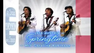 eurovision 1978 Austria 🇦🇹 Springtime - Mrs. Caroline Robinson  ᴴᴰ