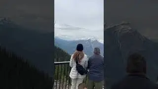 Calgary Visit - Banff Gondola Top #mountains #banff #calgary #banffgondola