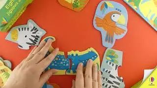 Первые пазлы и книга Usborne: Животные &mdash; простые первые пазлы для младенцев и малышей