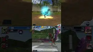 HEROIC BLUE VELOCIRAPTOR ALL ANIMATION | Jurassic World The Game