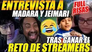 🤣CHOCO y FLAPJACK🤣entrevistan a MADARA y JEIMARI tras ganar a SMASH en RETO DE STREAMERS, FULL RISAS