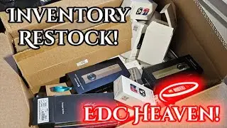 Inventory Restock & Unboxing! - EDC Heaven :D