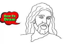 How to draw Jesus christ easy step by step
