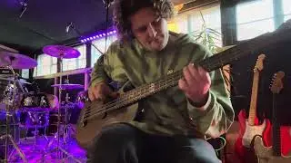 Upside down 12 string octave bass 