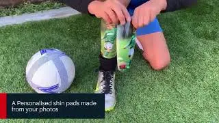 Custom Photo Football Shin Guard#best football gifts#football training accessories