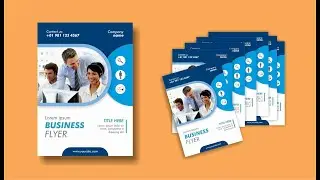 CorelDRAW X7 Tutorial BUSINESS FLYER DESIGN IDEAS 2 with Wajid Corel GraphiX