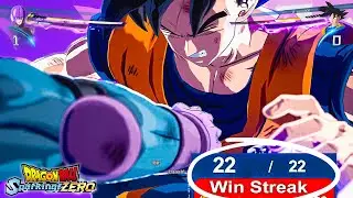 Going On A 22 Win Streak In Dragon Ball Sparking Zero Online Matches (1st Gameplay Attempt)